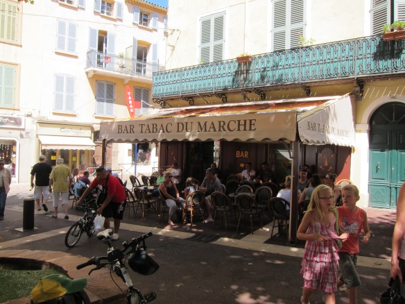 Fréjus center of town.